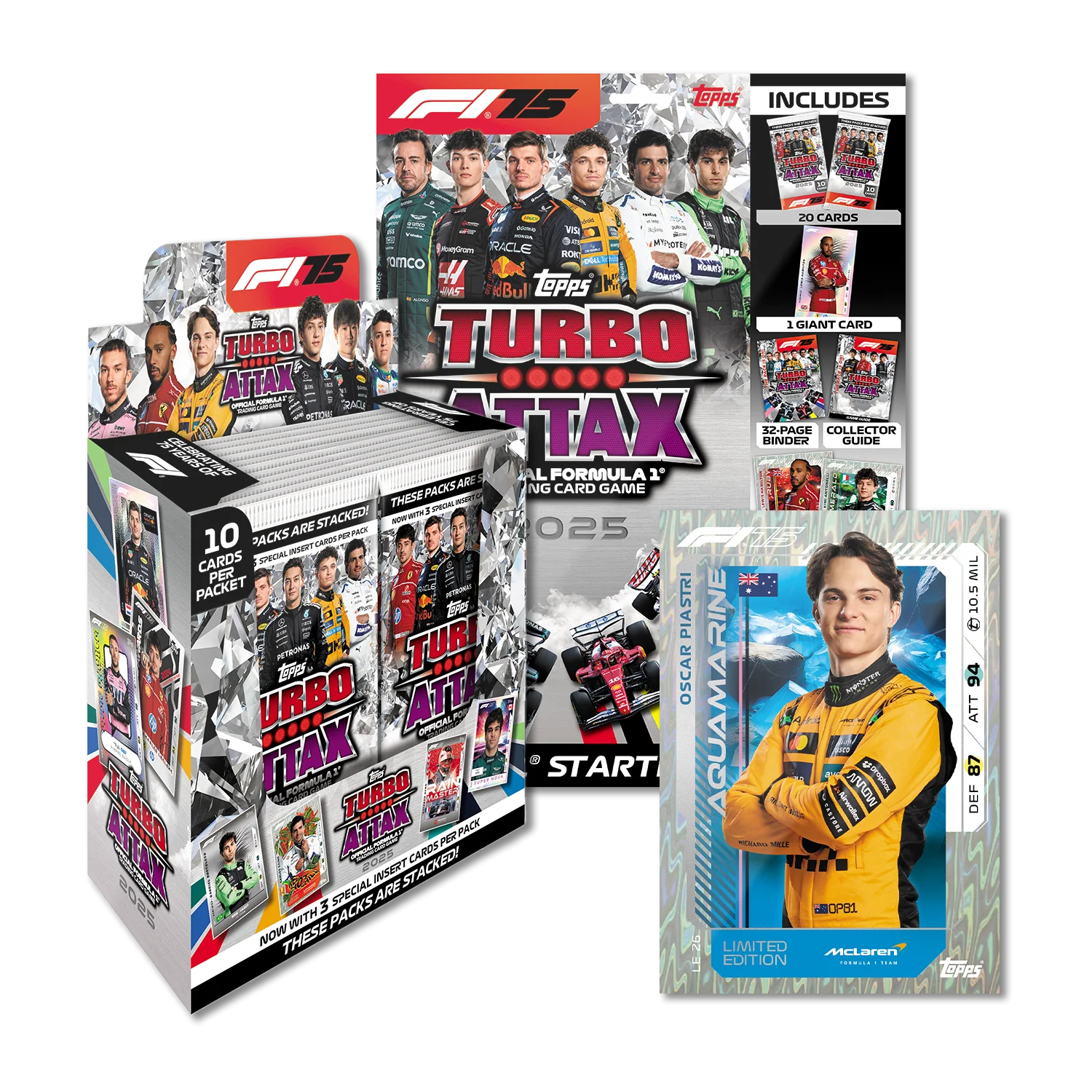 Topps Turbo Attax Formula 1® 2025 - Mega Starter Bundle