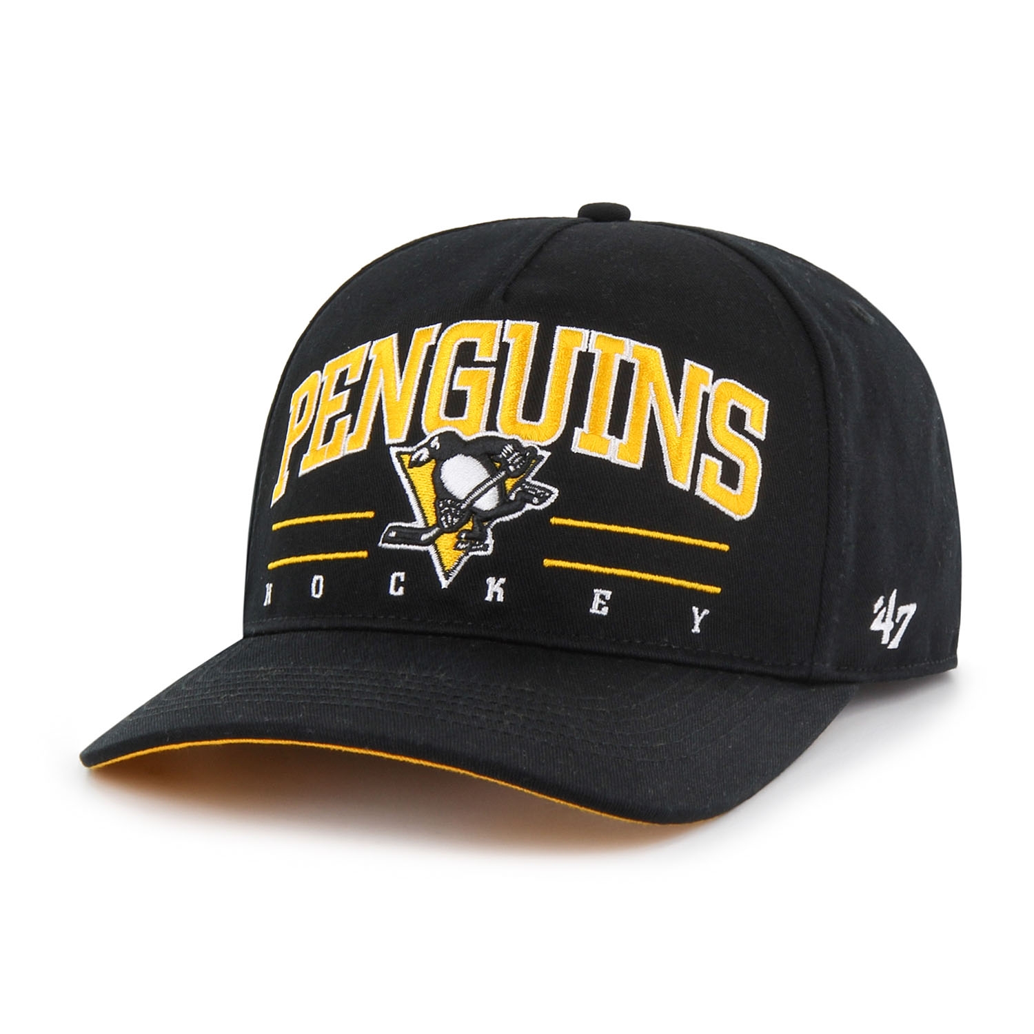 Pittsburgh Penguins Hitch Roscoe '47 Adjustable NHL Cap Black