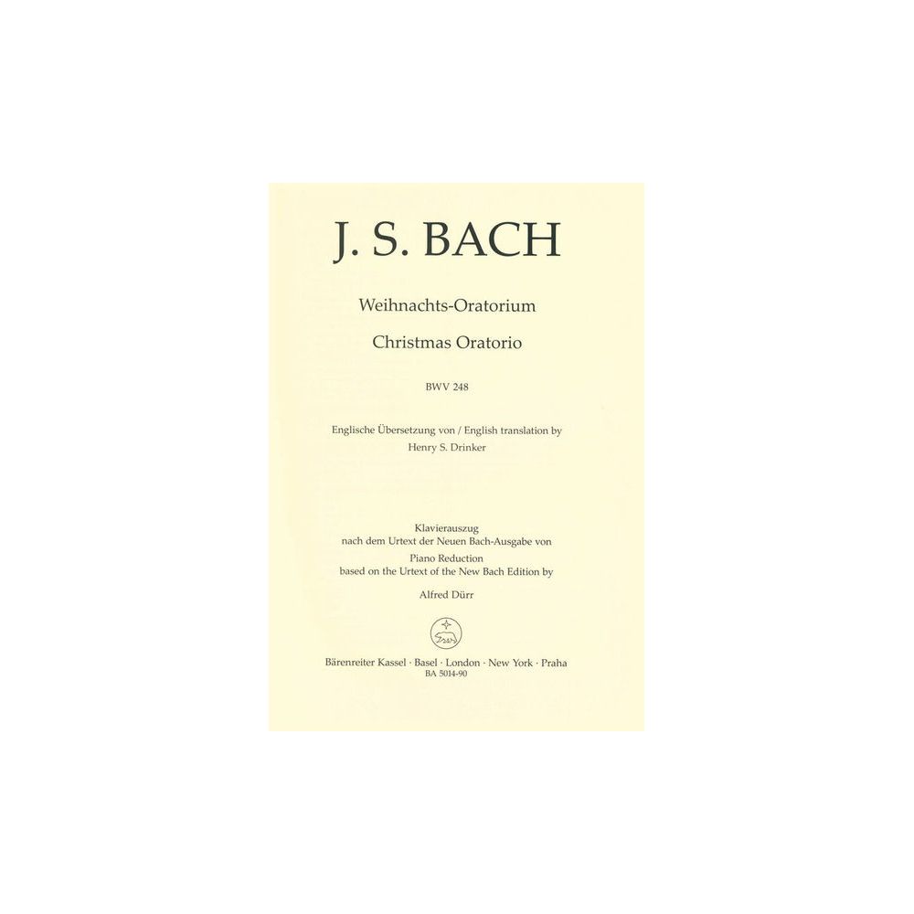 Bärenreiter Bach Weihnachts