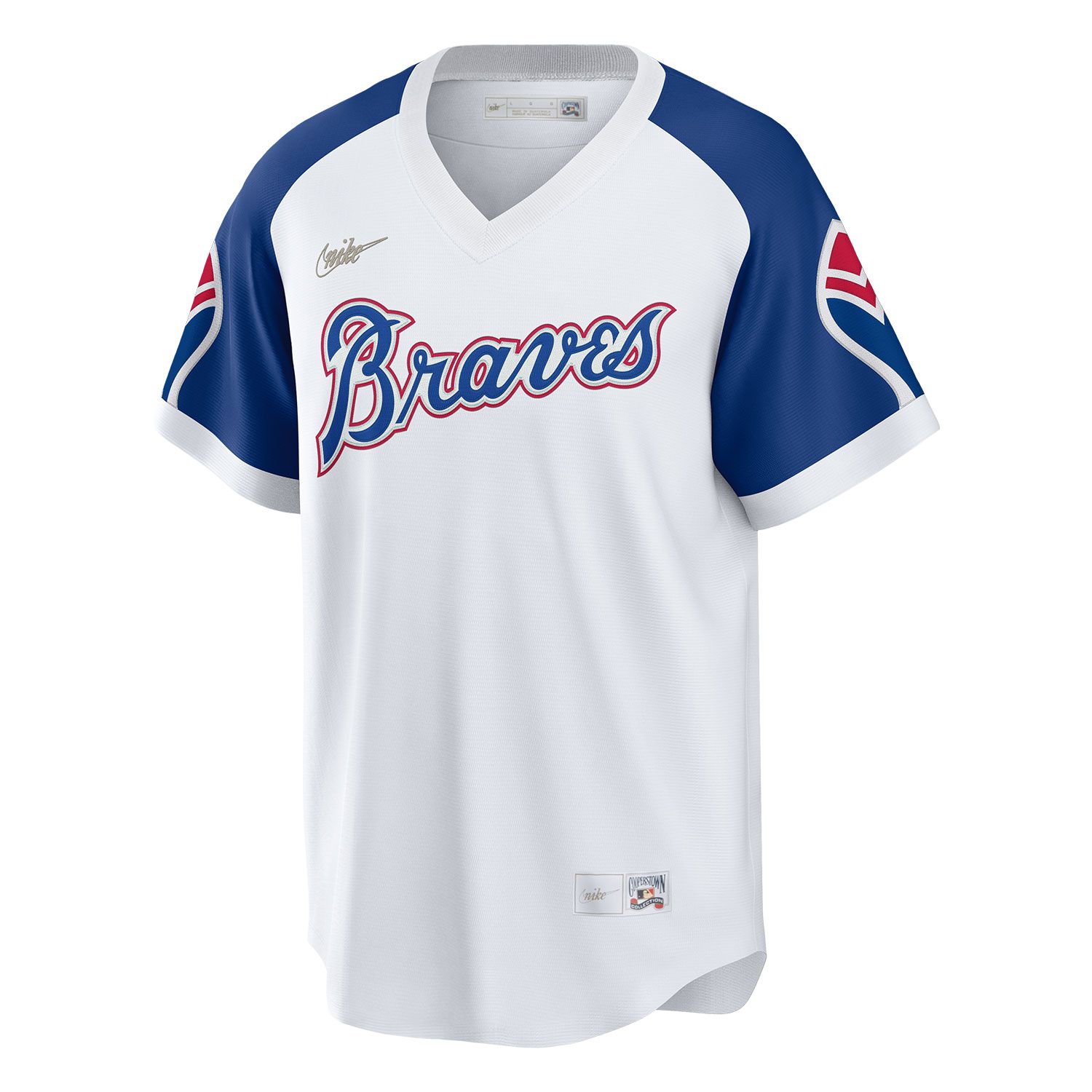 Atlanta Braves 1974 Cooperstown Nike MLB Jersey White