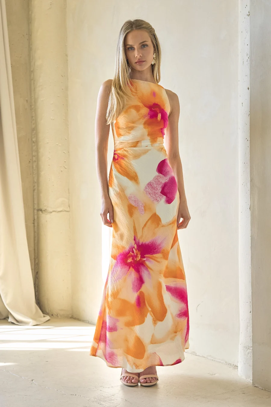 Ayah Open Back Maxi Dress