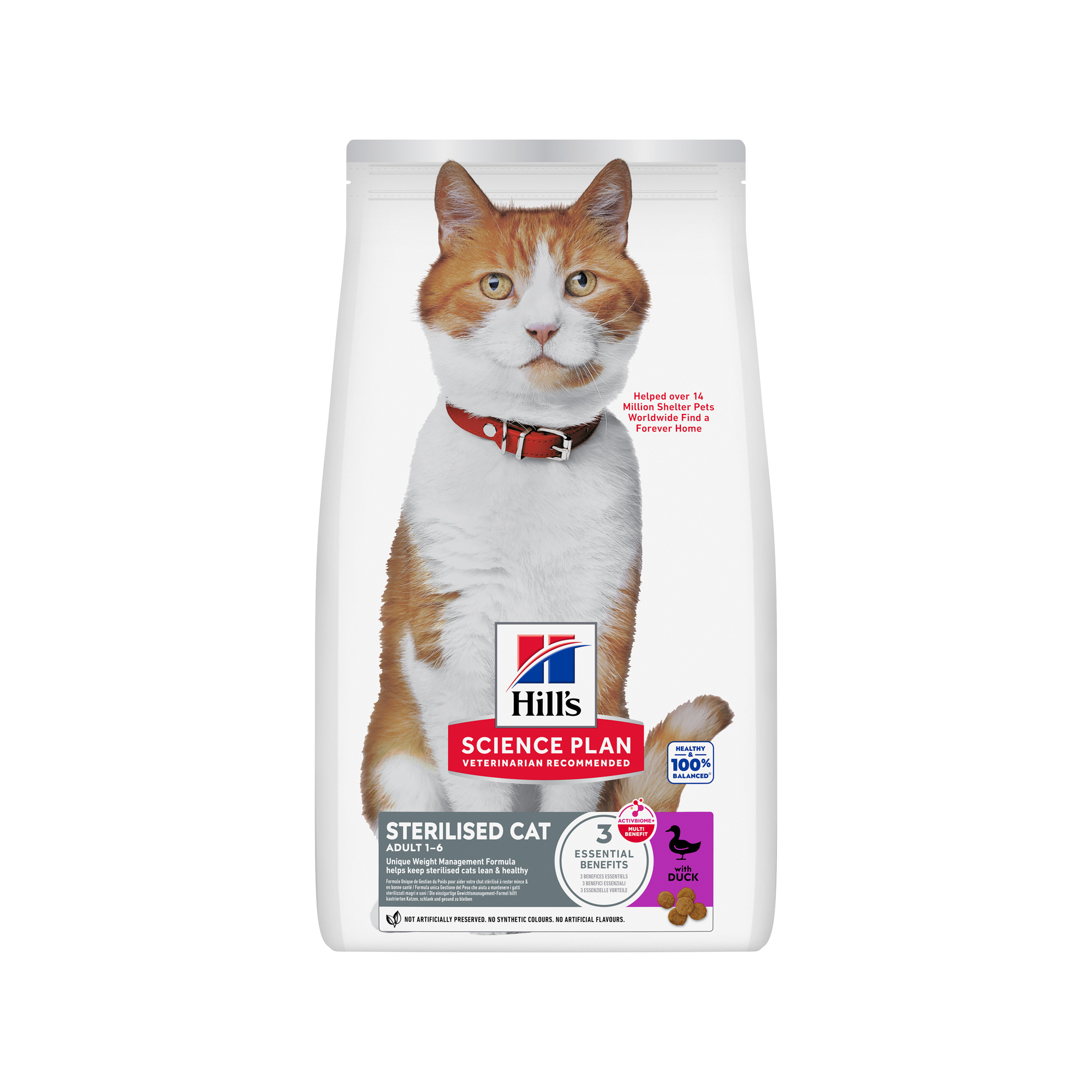 Hill's Science Plan Sterilised Cat - Adult - Duck - 1,5 kg