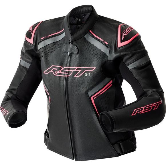 Rst S1 D3O® Lady Motorcycle Jacket - Black / PinkRef: RST0339