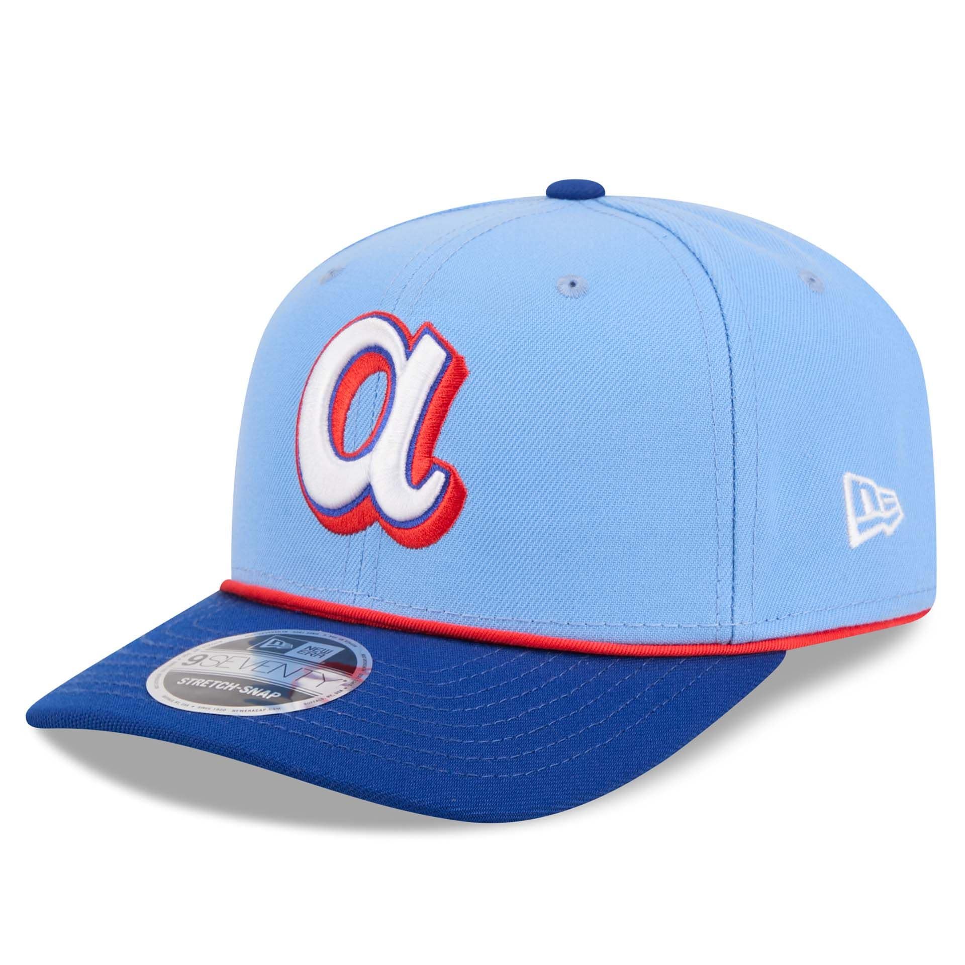 Atlanta Braves MLB City Connect Stretch-Snap 9SEVENTY Cap Blue