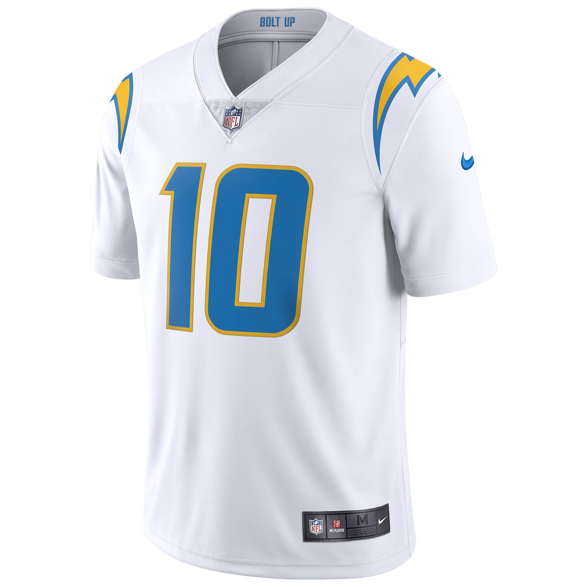 Justin Herbert #10 Los Angeles Chargers Nike Vapor Limited NFL Jersey White