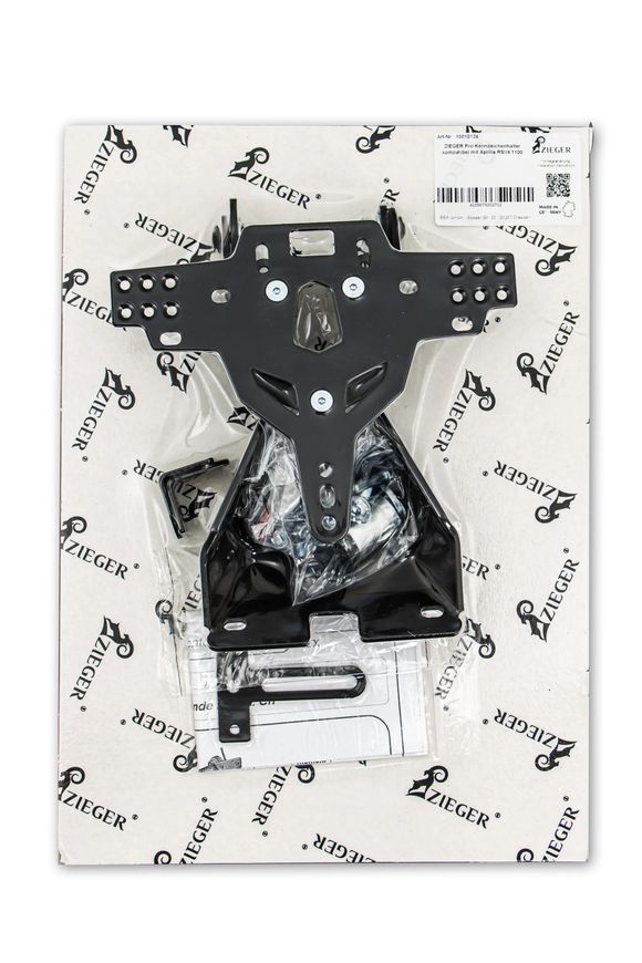 Zieger License Plate Holder Kit Type C CHRef : ZIE00488A / 20302342