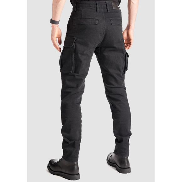 Pando Moto Desert Cargo Pants - BlackRef: PAN0038