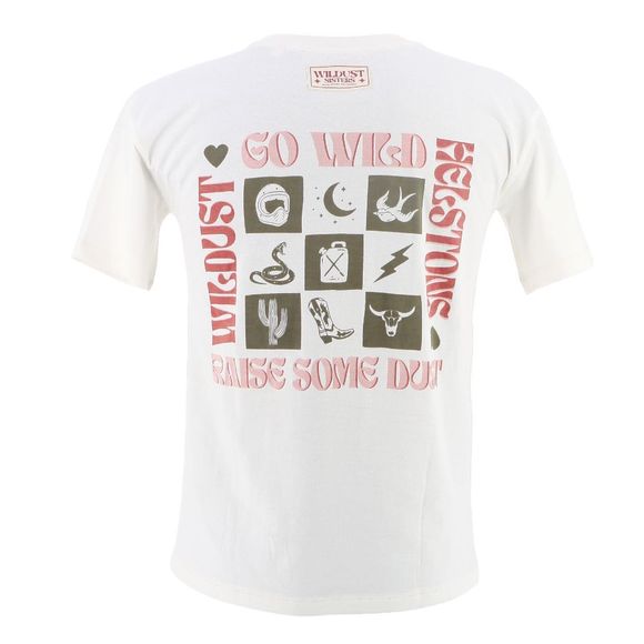 Short sleeve t -shirt Helstons Go Wild Regular - WhiteRef: HS1195