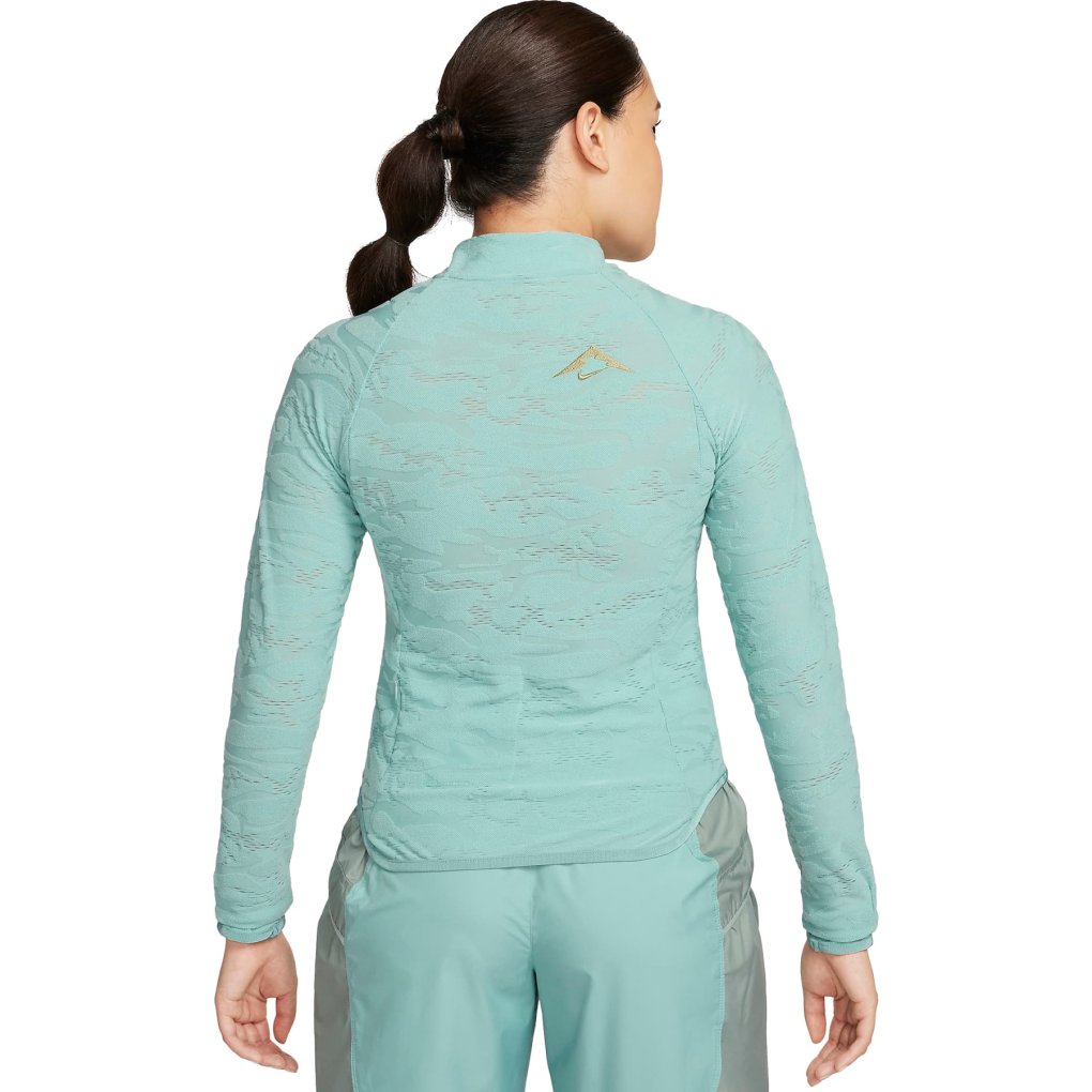 Nike Trail Dri-FIT 1/4-Zip Midlayer Women - mineral/neutral olive FB7637-309