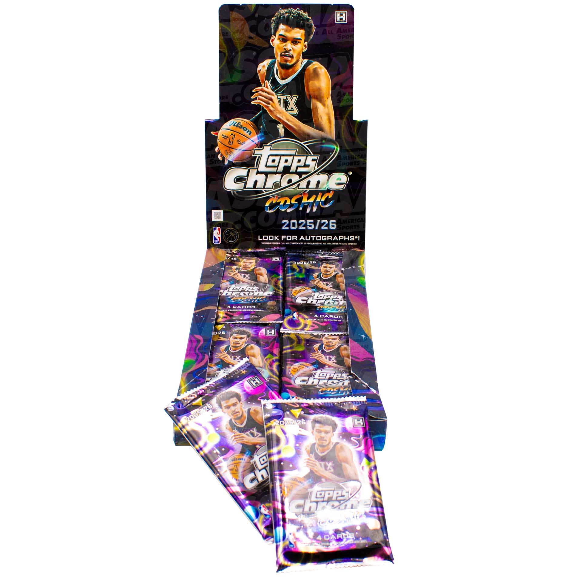2025/26 Topps Cosmic Chrome NBA Basketball Hobby Pack
