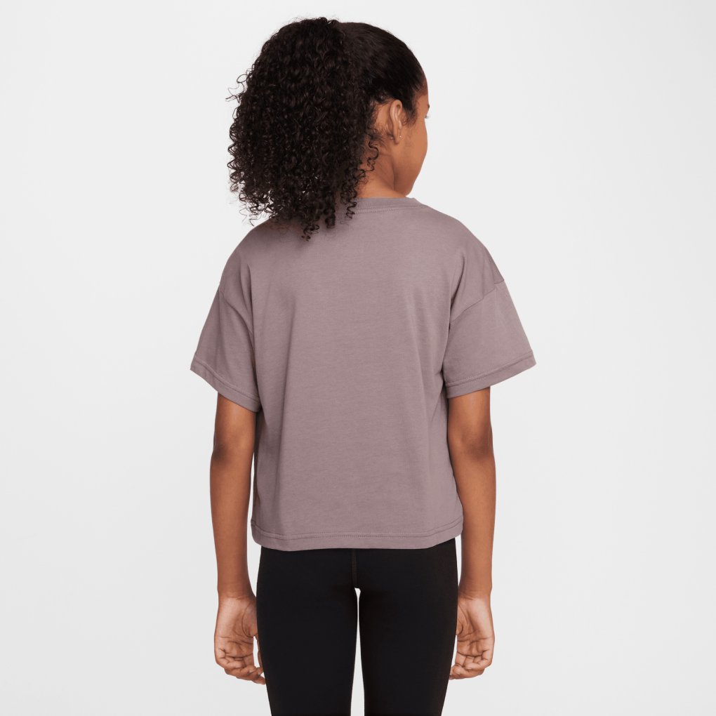 Nike Boxy Essential Tee Girls - taupe grey FZ5559-204