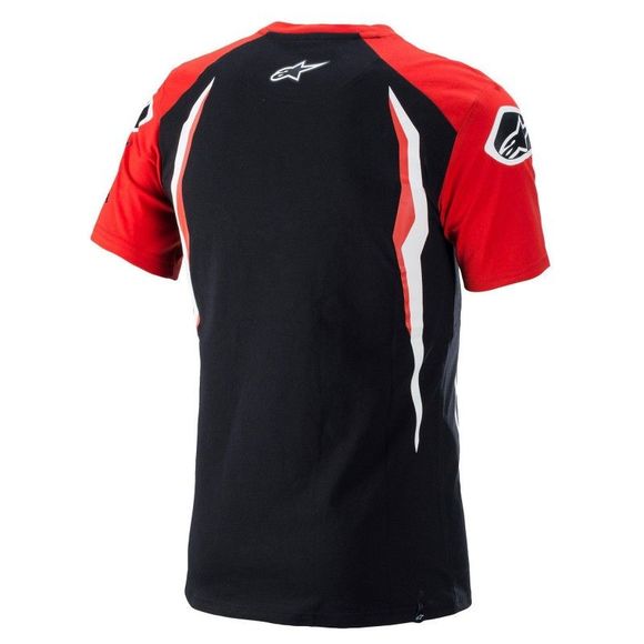 T-Shirt manches courtes Alpinestars HONDA - Rouge / NoirRef : AP3128