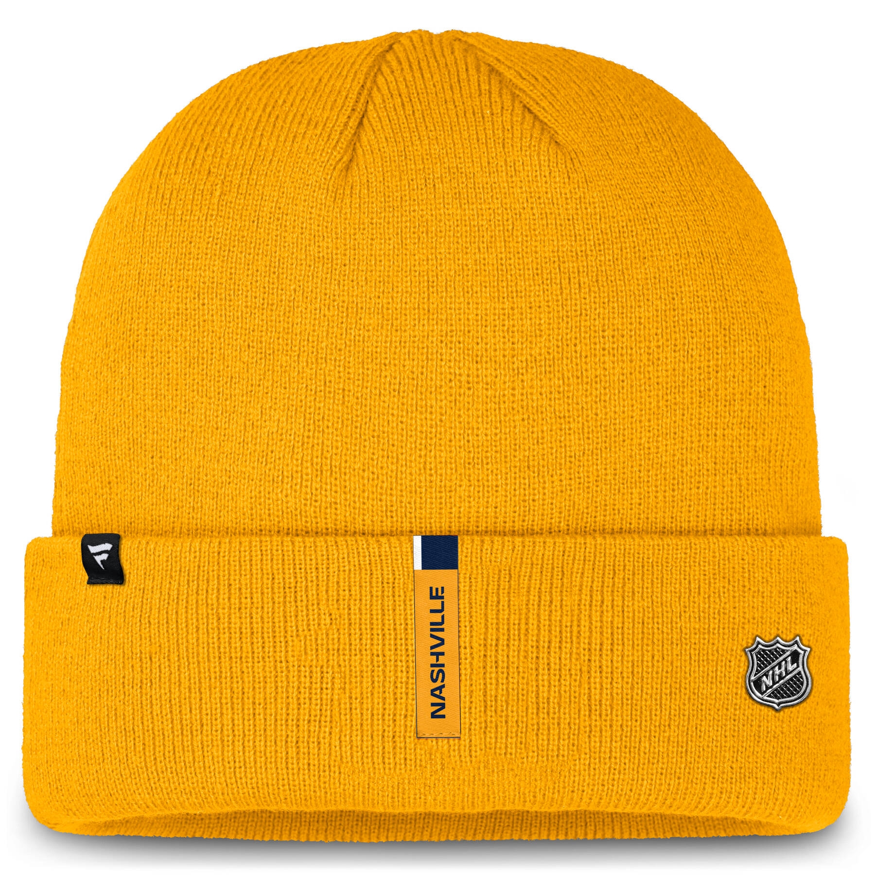 Nashville Predators 2024/25 NHL Authentic Pro Beanie Knit Hat Yellow