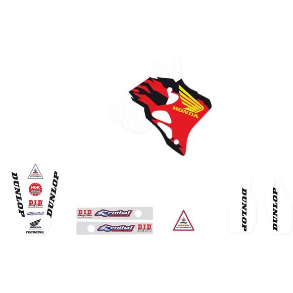 Tecnosel graphic kit VINTAGE TEAM HONDA USA 1995Ref: 4302-6252 / 43026252