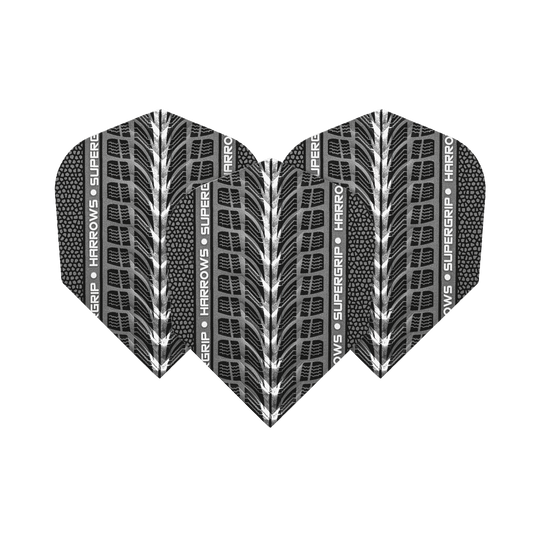 Harrows Supergrip White No6 Flights