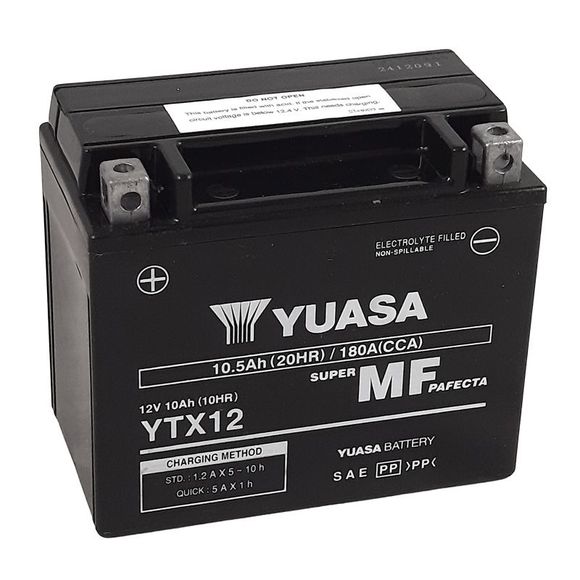 Yuasa YTX12 -Y- Farm Battery Acid Type Maintenance FreeRef: ytx12 -y-