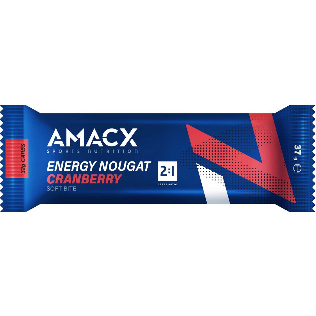 Amacx Energy Nougat Cranberry - Carbohydrate Bar - 12x37g