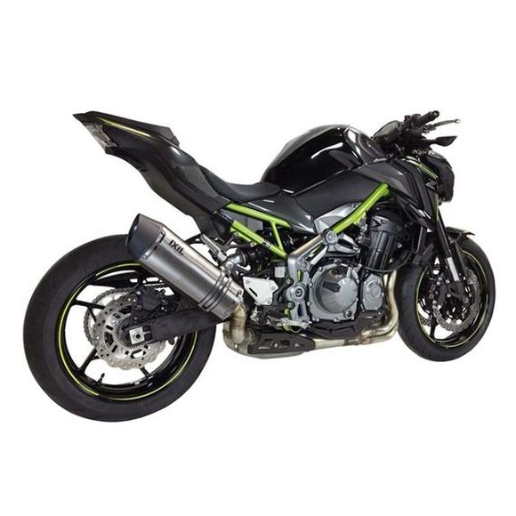 Ixil HEXOVAL INOX MATTE BLACK END CAP Silencer - GreyRef: OK7072VSE