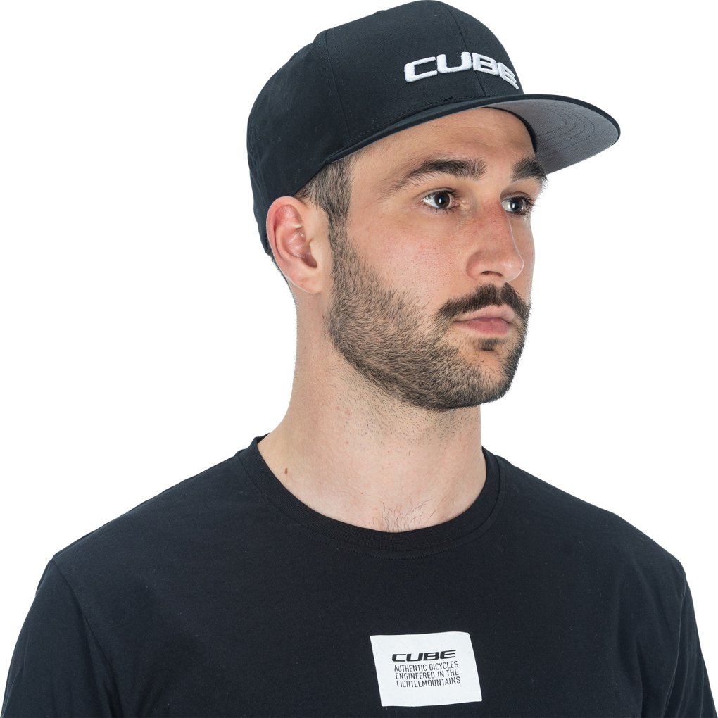CUBE 6 Panel Classic Cap - black