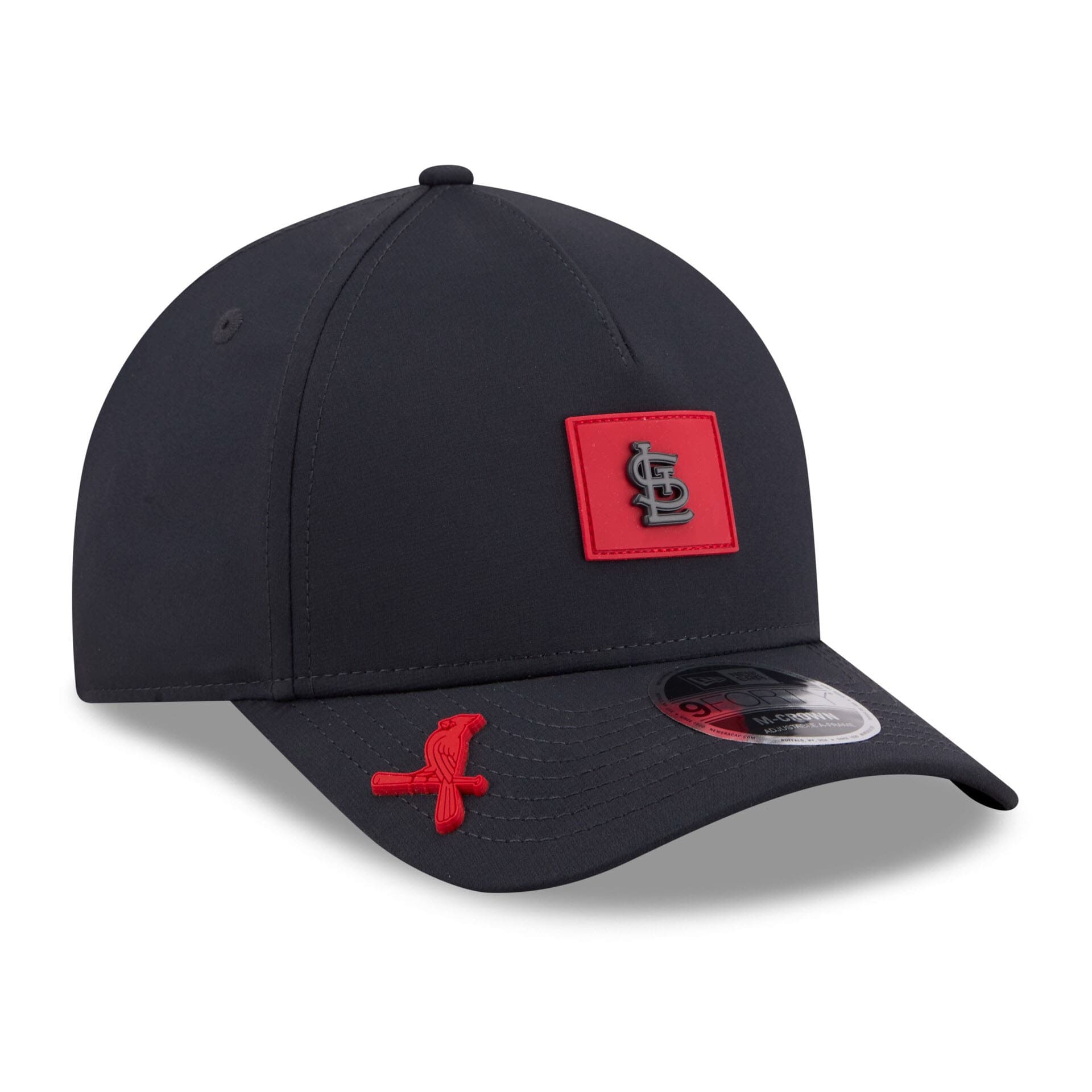 St. Louis Cardinals 2026 MLB Clubhouse 9FORTY M-Crown A-Frame Snapback Cap