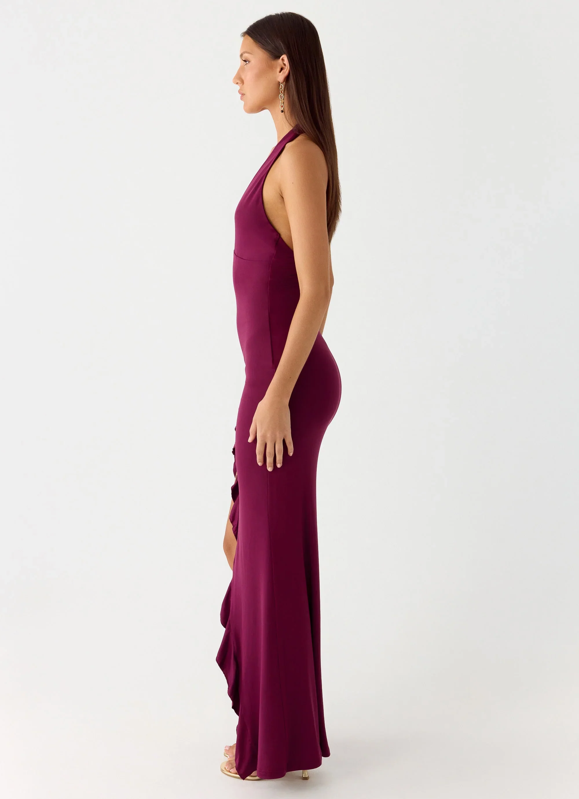 Charmed By You Maxi Dress - Plum