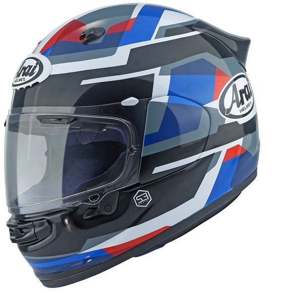 Casque intégral Arai QUANTIC - ABSTRACT - Bleu / BlancRef : AI0571