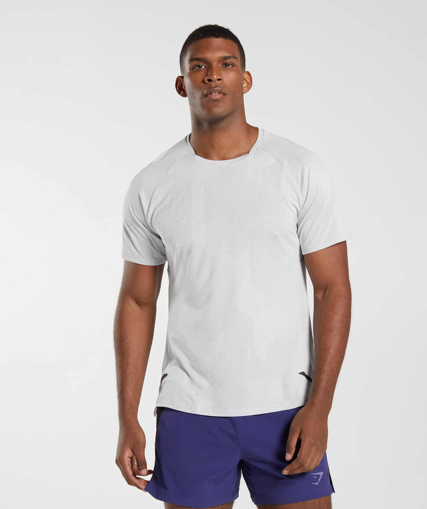 Apex T-Shirt Light Grey/White