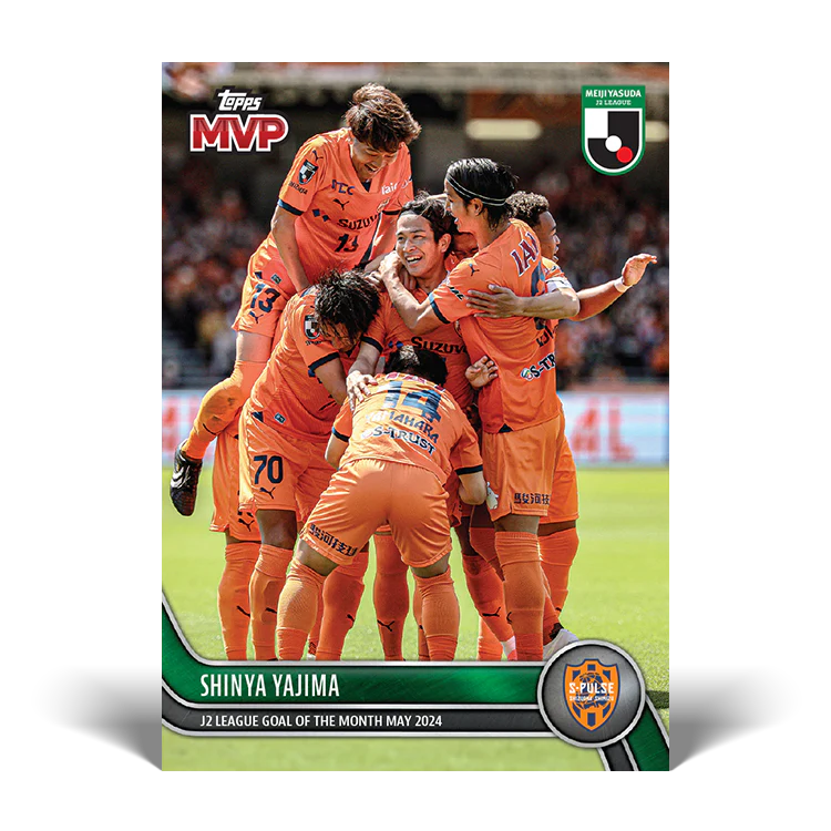 Shinya Yajima - J2 League Goal of the Month - May 2024 - 2024 J-League® Topps Now® Card 17