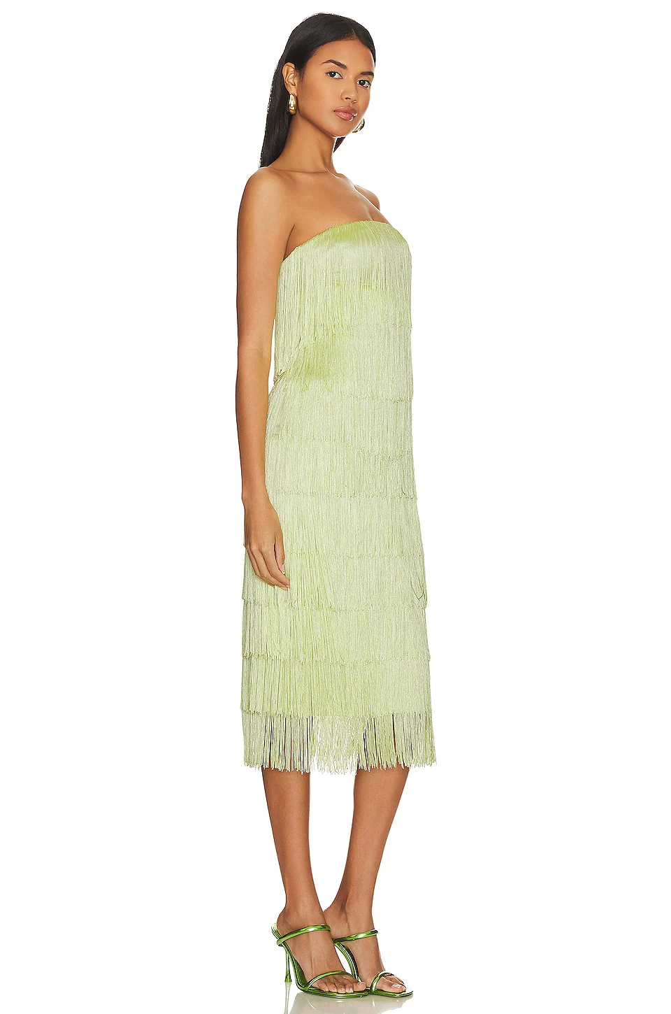 X Revolve Marquise Fringe Midi Dress