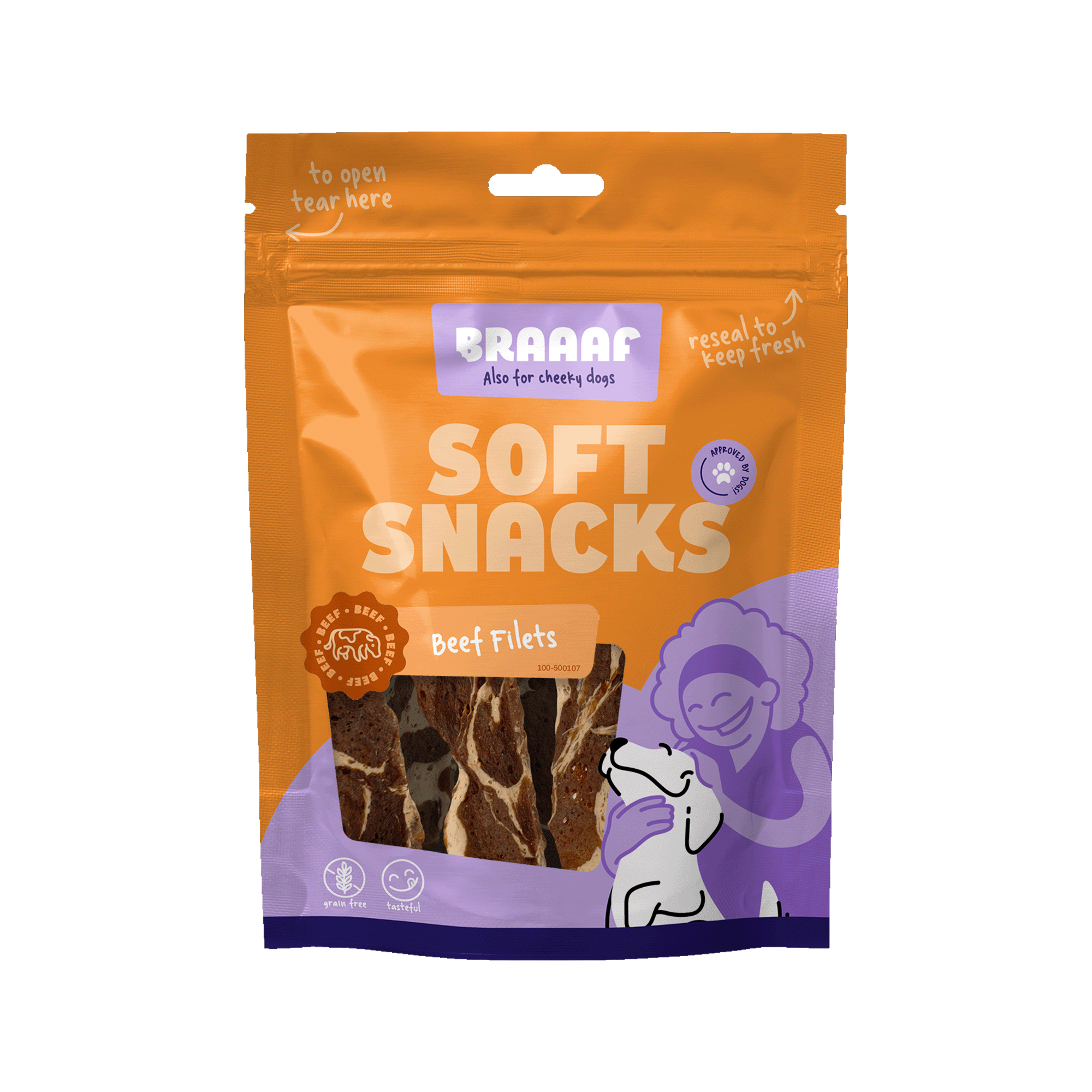 Braaaf Beef Steak Filet - Beef & fish - 85 g