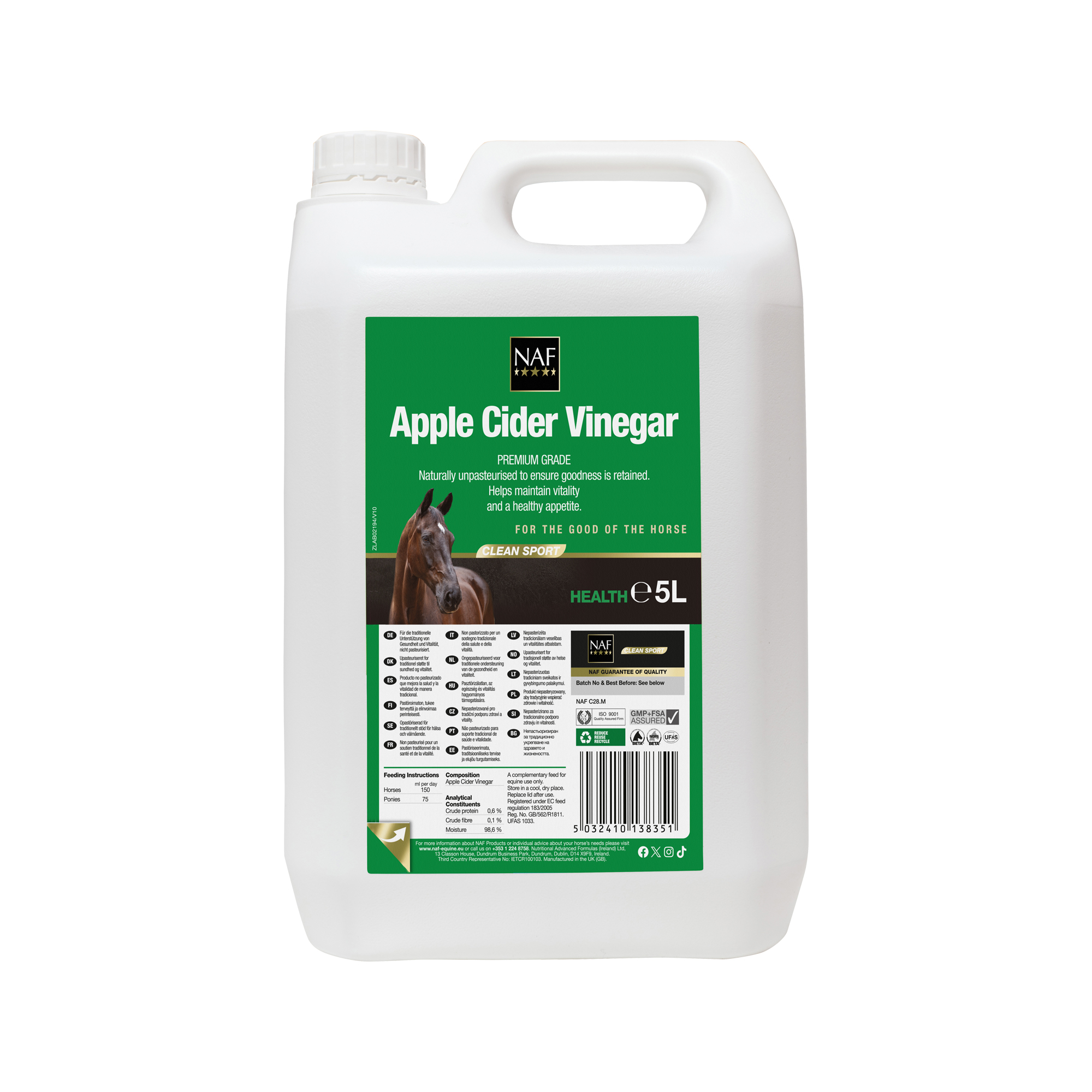 NAF Apple Cider Vinegar - 5L