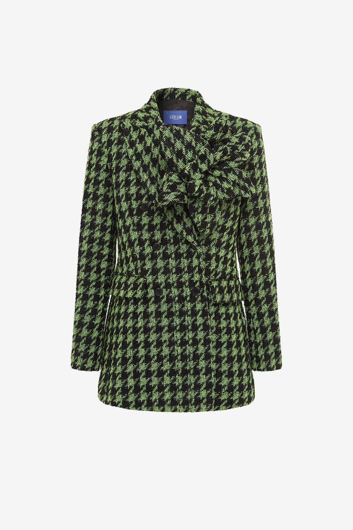 Jazlyn Tweed Blazer - Houndstooth