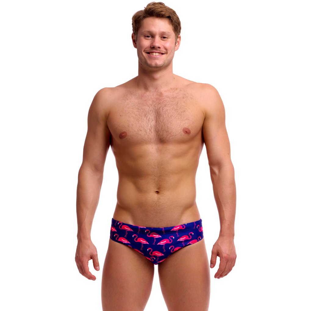 Funky Trunks Classic Eco Swim Briefs Men - Flocked Up