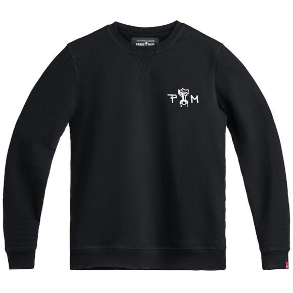 Pando Moto john skull 1 sweatshirt - blackRef: PAN0083