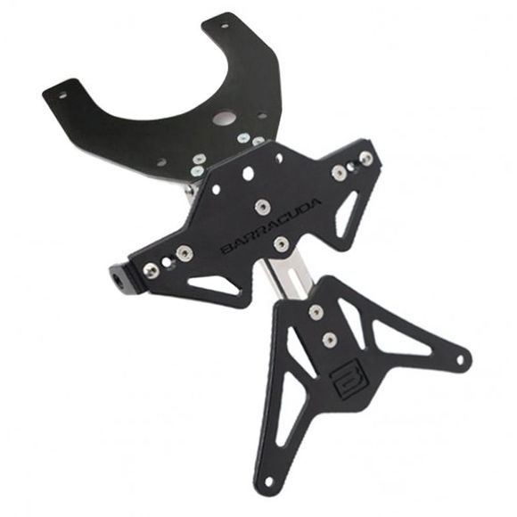 Barracuda Black License Plate Holder - BlackRef: bar0299 / kn1104-bn