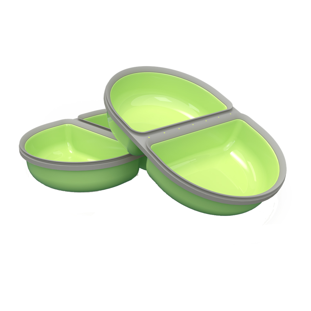 SureFeed Shared Bowl - Green - 2 pieces