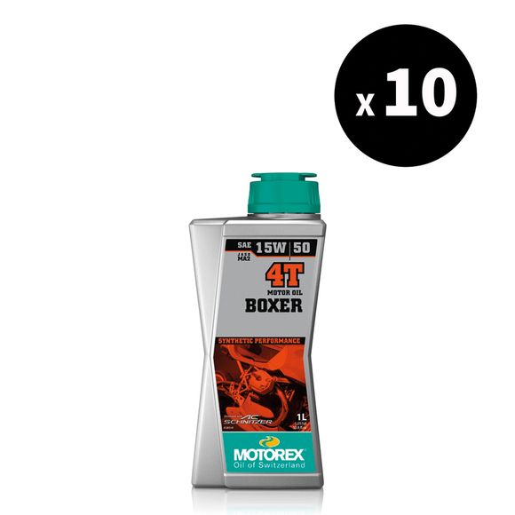 Huile moteur Motorex Boxer - 15W50 10x1L UniverselRef : MX00130A / 3032284
