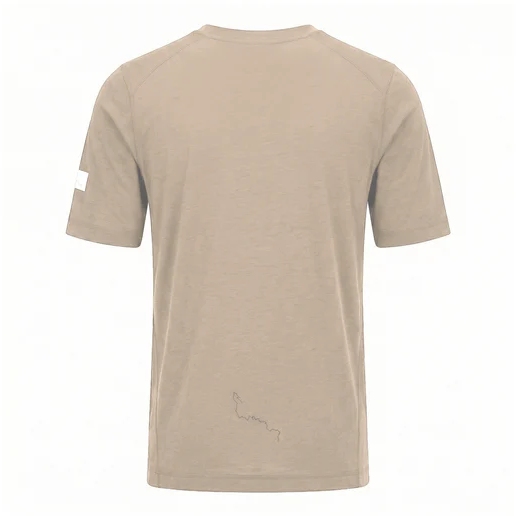ALBION Merino Riding T-Shirt Unisex - Sandstone