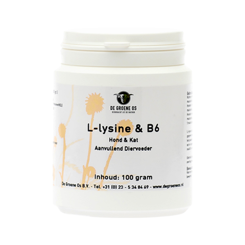 Groene Os L-Lysine B6 for Dogs & Cats - 100g