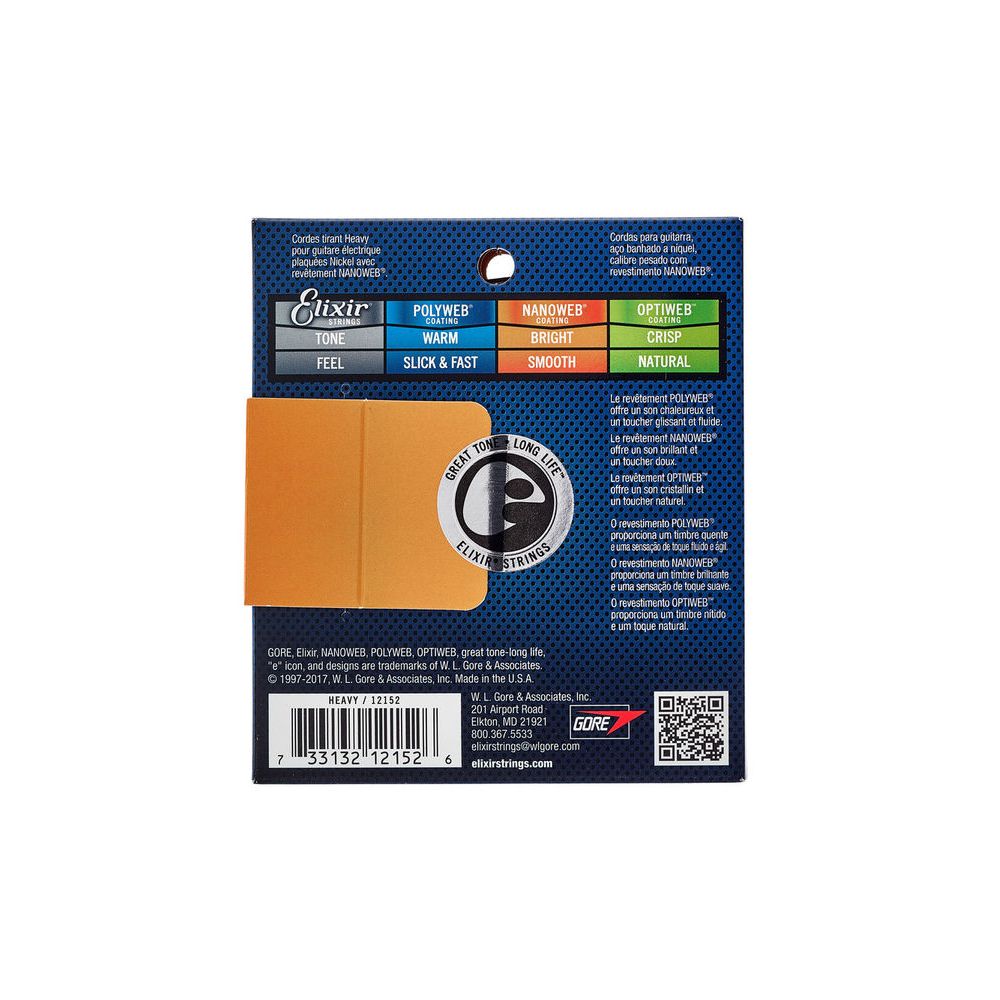 Elixir 12152 Nanoweb Heavy – Thomann Ireland