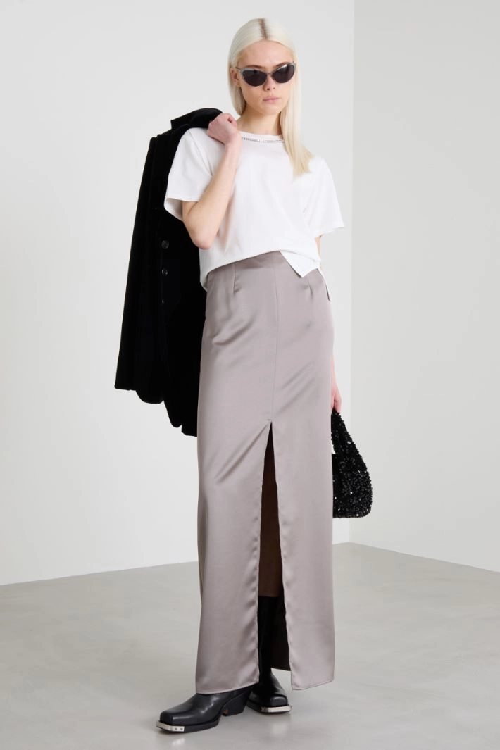 Cotton T-shirt - WHITE