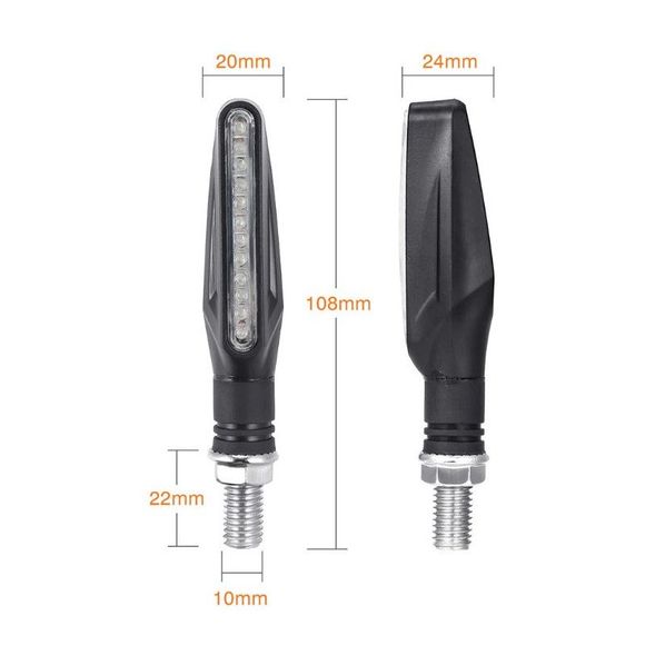 Brazoline Stealth Eco Led Universal Flashing Light - BlackRef: 6348ECO