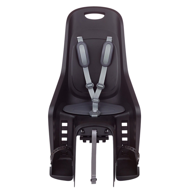 Polisport Bubbly Maxi MIK HD Child Bike Seat for Cargo Rack - black/dark grey