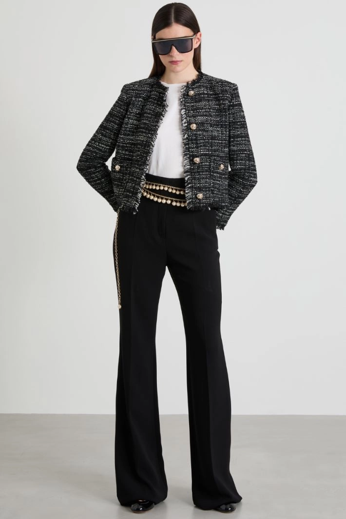 Tweed jacket - BLACK