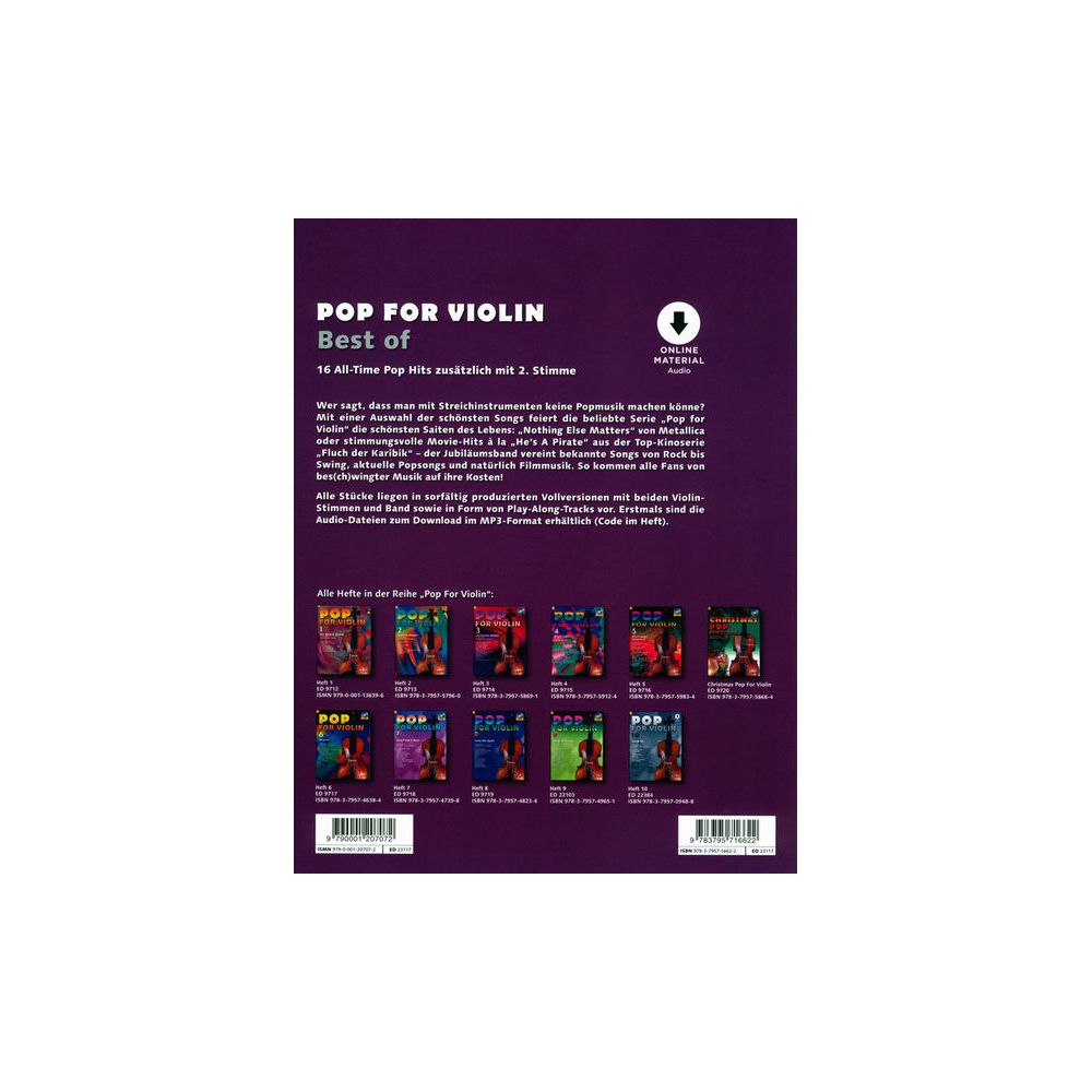 Schott Pop For Violin Best Of – Thomann Ireland
