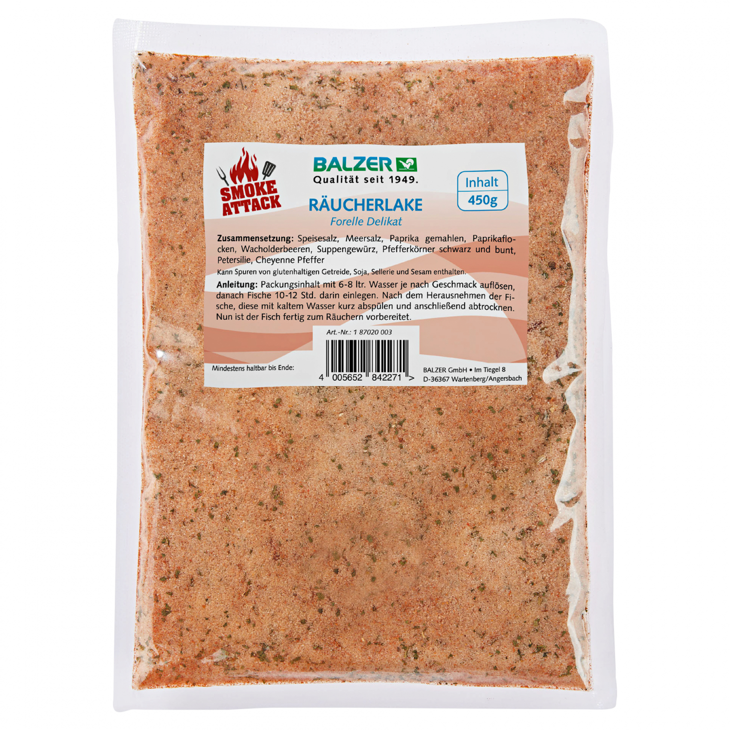 Balzer Smoker Brine (Trout Delicat)