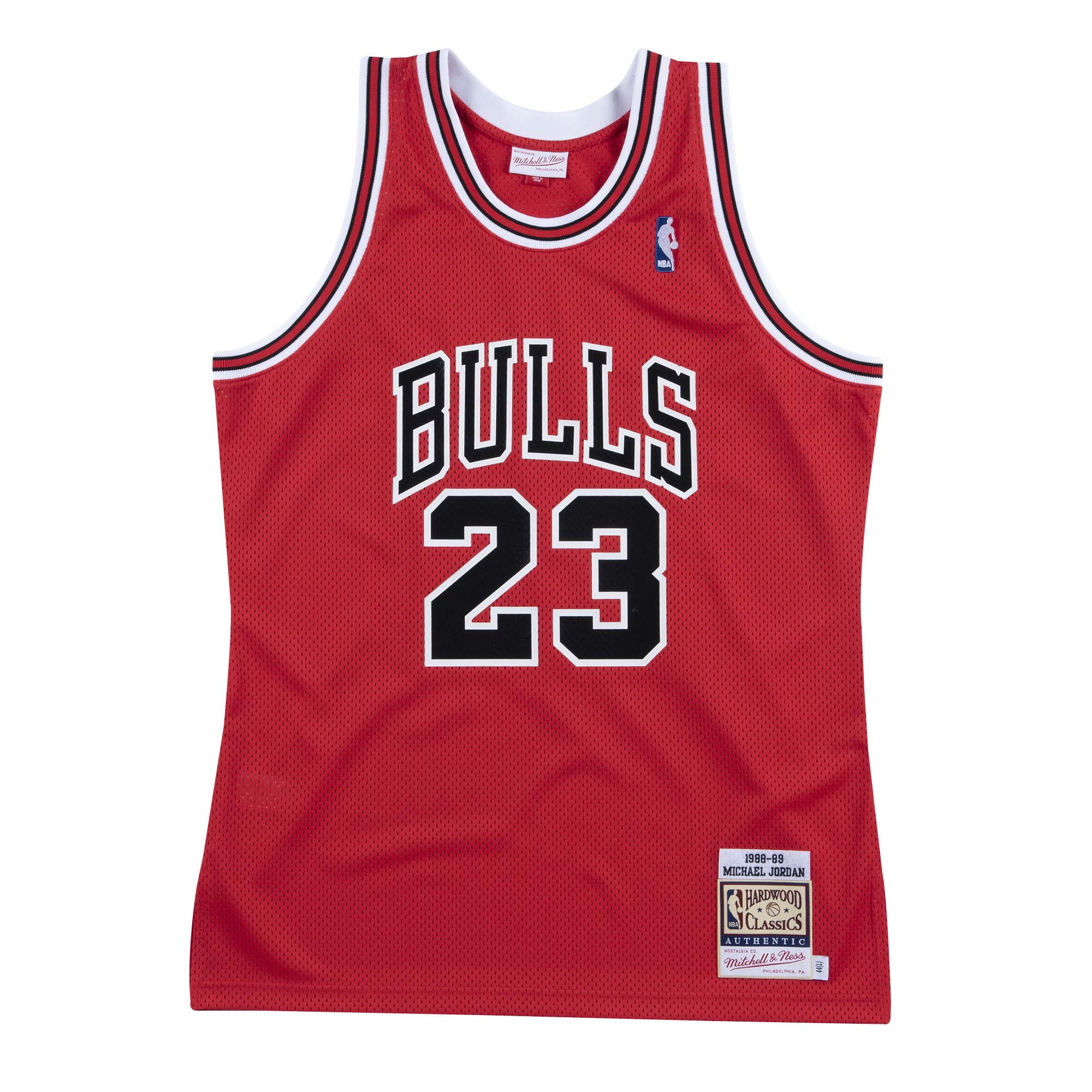 Michael Jordan #23 Chicago Bulls 1988-89 Authentic NBA Jersey Red