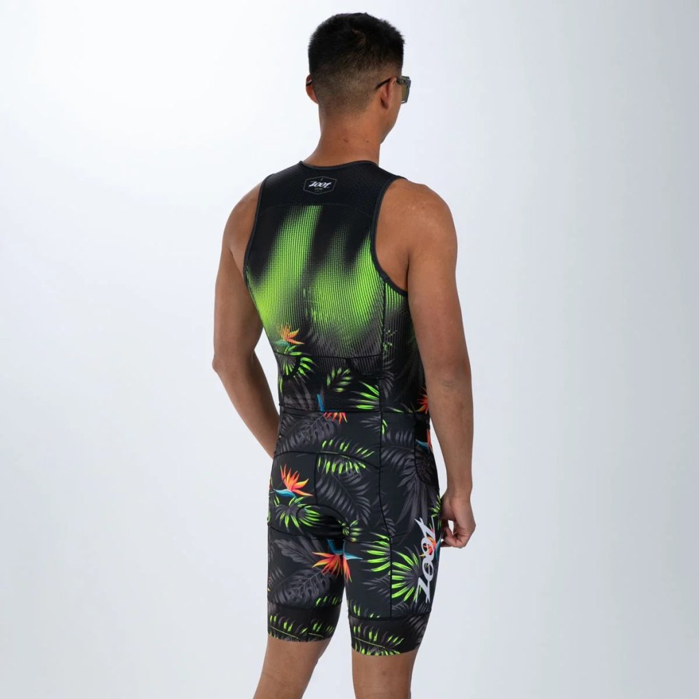 ZOOT LTD Tri Sleeveless Full Zip Racesuit Men - tropical magic
