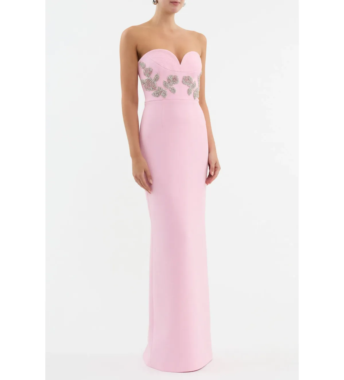 Blush Strapless Sweetheart Gown