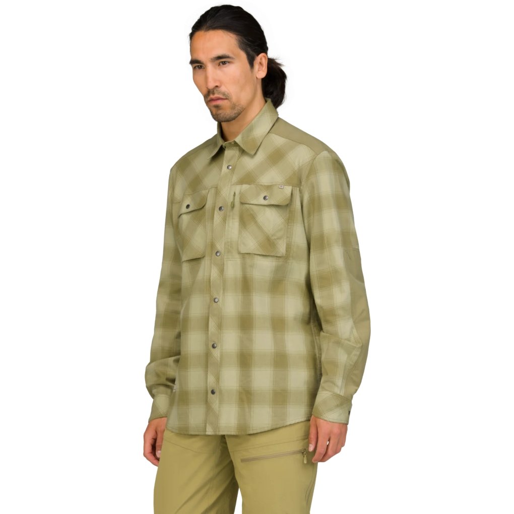 Norrona femund flannel Shirt Men - Sage Green